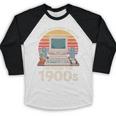 Please Be Patient I'm From The 1900s Retro Computer Geek PC Premium Baseball Raglan Shirt