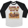 Please Be Patient I'm From The 1900s Retro Pixel Art Baseball Raglan Shirt