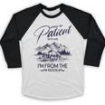 Please Be Patient With Me I'm From The 1900s Rustic Western Baseball Raglan Shirt
