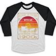 Please Be Patient I'm From The 1900s Sunset Vintage Wagon Baseball Raglan Shirt