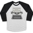 Please Be Patient With Me I'm From The 1900s Typewriter Premium Tri-Blend Baseball Raglan Shirt Please Be Patient With Me I'm From The 1900s Typewriter Premium Tri-Blend Baseball Raglan Shirt