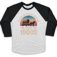 Please Be Patient With My I'm From The 1900s Vintage Baseball Raglan Shirt