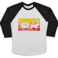 Please Be Patient With Me I'm From The 1900s Vintage Sun Set Premium Baseball Raglan Shirt