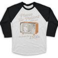Please Be Patient With Me I'm From The 1900s Vintage TV Premium Baseball Raglan Shirt