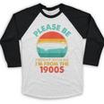 Please Be Patient I'm From The 1900s Vintage Zeppelin Baseball Raglan Shirt