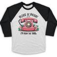 Please Be Patient With Me I'm From The 1900s Women Girl Premium Tri-Blend Baseball Raglan Shirt