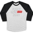 Please Slow Down Saying Quote Retro I'm From The 1900s Baseball Raglan Shirt