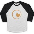 Pluto Never Forget Space Nostalgia Planetary Humor Baseball Raglan Shirt