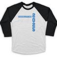 Powerlifting Senior 2025 Class Of 2025 Graduation Party 23 Baseball Raglan Shirt