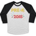 Pre-K Graduate Grad 2018 Graduation Shirt Baseball Raglan Shirt