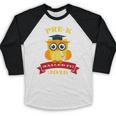 Pre-K Graduation 2018 Cute Owl Baseball Raglan Shirt
