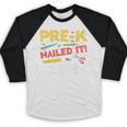Pre-K Nailed It Class Of 2018 Graduation Baseball Raglan Shirt