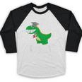 Preschool Graduation Preschooler Dinosaur Pre-K Dino Kids Baseball Raglan Shirt