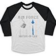 Proud Air Force Brother-In-Law US Air Force Graduation Baseball Raglan Shirt