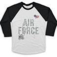Proud Air Force Godmother US Air Force Graduation Godmother Baseball Raglan Shirt