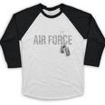 Proud Air Force Wife Air Force Graduation USAF Wife Baseball Raglan Shirt