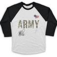 Proud Army Aunt Army Graduation Aunt US Army Aunt Baseball Raglan Shirt