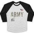 Proud Army Mom Army Graduation Mom US Army Mom Baseball Raglan Shirt