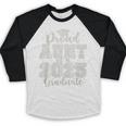Proud Aunt Of a 2025 Graduate Grad Prom Senior Graduation Premium Tri-Blend Baseball Raglan Shirt