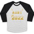 Proud Aunt Of a Class Of 2022 Graduate Graduation 2022 Women Baseball Raglan Shirt