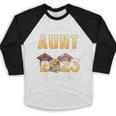 Proud Aunt Of A Class Of 2023 Graduate Graduation Women Baseball Raglan Shirt
