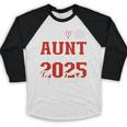 Proud Aunt Of a Class Of 2025 Graduate For Graduation Baseball Raglan Shirt