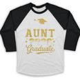 Proud Aunt Of a Class Of 2026 Graduate Senior Graduation Baseball Raglan Shirt