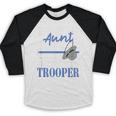 Proud Aunt Of a State Trooper Police Officer Graduation Baseball Raglan Shirt