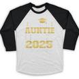 Proud Auntie Of 2025 College Graduate Family 25 Graduation Baseball Raglan Shirt