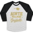 Proud Auntie Of A Class Of 2025 Graduate Senior Graduation Baseball Raglan Shirt
