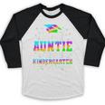 Proud Auntie Of Kindergarten Graduate 2025 Graduation Auntie Baseball Raglan Shirt