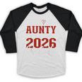 Proud Aunty Of a Class Of 2026 Graduate Senior Graduation Baseball Raglan Shirt