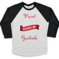 Proud Best Freind Of a Class Of 2026 Graduate For Graduation Premium Baseball Raglan Shirt