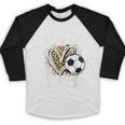 Proud Boyfriend Of A 2026 Senior Soccer Graduation Leopard Baseball Raglan Shirt