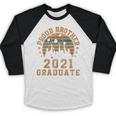 Proud Brother Of 2021 Graduate Senior 21 Vintage Graduation Baseball Raglan Shirt