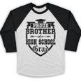 Proud Brother Of a High School Grad Senior Graduation Shirt Baseball Raglan Shirt