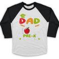 Proud Dad Of 2023 Pre K Graduate Graduation Baseball Raglan Shirt