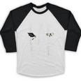 Proud Dad Of A 2025 College Graduate Graduation Baseball Raglan Shirt