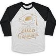 Proud Dad Of a 2025 Graduate Class Of 2025 Graduation Dad Baseball Raglan Shirt