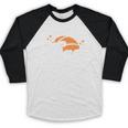 Proud Dad Of A 2025 Senior Basketball Graduation Baseball Raglan Shirt