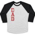Proud Dad Of A 2026 Graduate Grad Senior Father Graduation Baseball Raglan Shirt