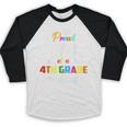 Proud DAD Of A 4th Grade Graduate Graduation 2024 Senior 24 Baseball Raglan Shirt