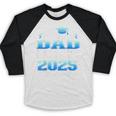 Proud Dad Of 5th Grade Graduate 2025 Elementary Graduation Baseball Raglan Shirt