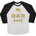 Proud Dad Of Two 2025 Graduates Graduation Family Baseball Raglan Shirt