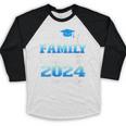 Proud Family Of 5th Grade Graduate 2024 Family Graduation Baseball Raglan Shirt