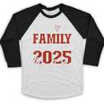 Proud Family Of a Class Of 2025 Graduate For Graduation Baseball Raglan Shirt