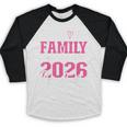 Proud Family Of a Class Of 2026 Graduate For Graduation Baseball Raglan Shirt