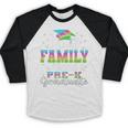 Proud Family Of PreK School Graduate 2024 Graduation Family Premium Baseball Raglan Shirt