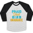 Proud Graduation Dad Father Of Graduates Baseball Raglan Shirt