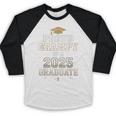 Proud Grampy Of A Class Of 2025 Graduate Senior Graduation Baseball Raglan Shirt